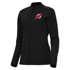 Женская джерси New Devils Antigua Black Regard Full-Zip Jacket