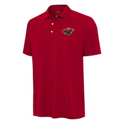 Поло Minnesota Wild Antigua Red Western