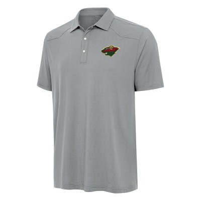 Поло Minnesota Wild Antigua Gray Western