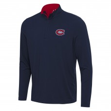 Кофта на короткой молнии Montreal Canadiens Antigua Navy/Red Content