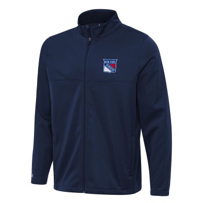 New York Rangers Antigua Navy Links 2 Full-Zip Golf Jacket