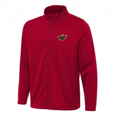 Кофта на молнии Minnesota Wild Antigua Red Links 2 Golf