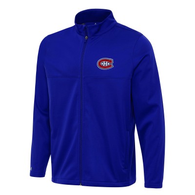 Кофта на молнии Montreal Canadiens Antigua Blue Links 2 Golf