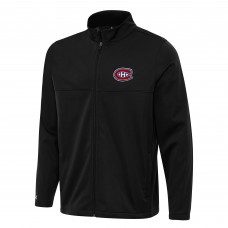 Кофта на молнии Montreal Canadiens Antigua Black Links 2 Golf