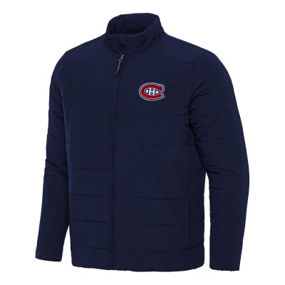 Montreal Canadiens Antigua Navy Swelter Full-Zip Puffer Jacket