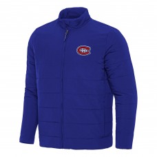 Montreal Canadiens Antigua Royal Swelter Full-Zip Puffer Jacket