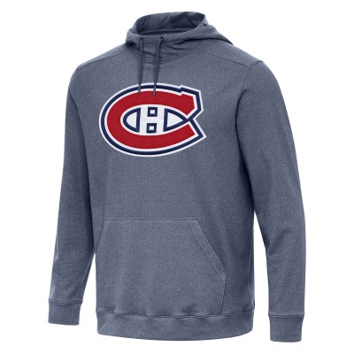 Толстовка Montreal Canadiens Antigua Heather Navy Cloud