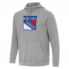 Толстовка New York Rangers Antigua Heather Gray Cloud
