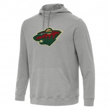 Толстовка Minnesota Wild Antigua Heather Gray Cloud