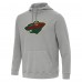Толстовка Minnesota Wild Antigua Heather Gray Cloud