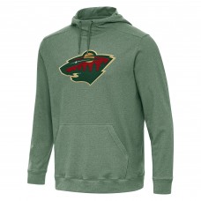 Толстовка Minnesota Wild Antigua Hunter Green Cloud Толстовка Minnesota Wild Antigua Hunter Green Cloud