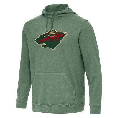 Толстовка Minnesota Wild Antigua Hunter Green Cloud