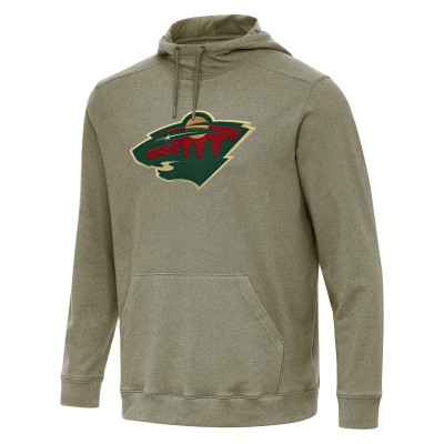 Толстовка Minnesota Wild Antigua Olive Cloud