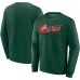 Толстовка Minnesota Wild Antigua Olive Cloud