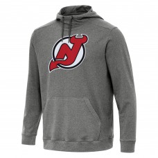 Толстовка New Jersey Devils Antigua Heather Black Cloud