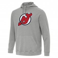 Толстовка New Jersey Devils Antigua Heather Gray Cloud