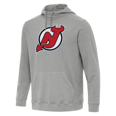 Толстовка New Jersey Devils Antigua Heather Gray Cloud