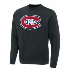 Кофта Montreal Canadiens Antigua Charcoal Victory Crewneck