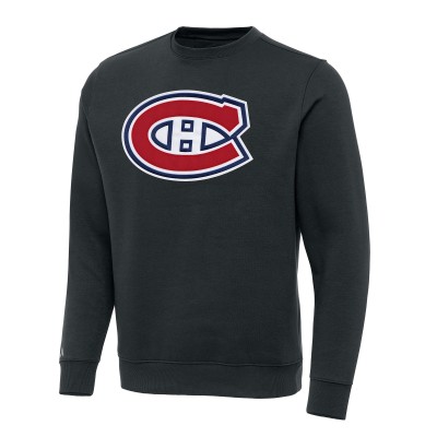 Кофта Montreal Canadiens Antigua Charcoal Victory Crewneck