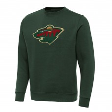 Кофта Minnesota Wild Antigua Hunter Green Victory Crewneck