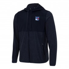 Толстовка на молнии New York Rangers Antigua Navy Sway Jacket