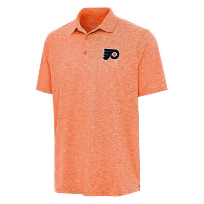 Поло Philadelphia Flyers Antigua Heather Orange Par 3