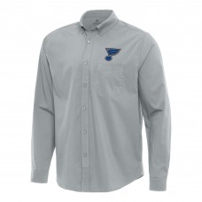 Рубашка St. Louis Blues Antigua Flight Woven Tri-Blend - Gray