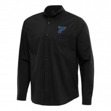 Рубашка St. Louis Blues Antigua Flight Woven Tri-Blend - Black