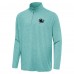 Кофта на короткой молнии San Jose Sharks Antigua Heather Aqua Hunk