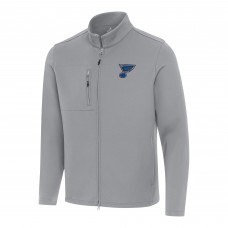 Кофта на молнии St. Louis Blues Antigua Objection Double-Peached - Gray