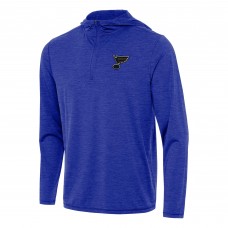 Толстовка на короткой молнии St. Louis Blues Antigua Tidy - Heather Royal