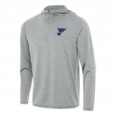 Кофта на короткой молнии St. Louis Blues Antigua Tidy - Heather Gray