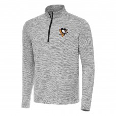 Pittsburgh Penguins Antigua Black Cause Quarter-Zip Top