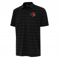 Ottawa Senators Antigua Black Tunnel Polo