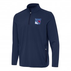 Кофта на короткой молнии New York Rangers Antigua Navy Perilous Кофта на короткой молнии New York Rangers Antigua Navy Perilous