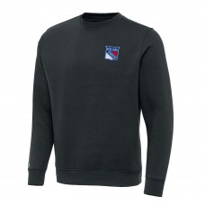 Кофта New York Rangers Antigua Charcoal Victory Crewneck Кофта New York Rangers Antigua Charcoal Victory Crewneck