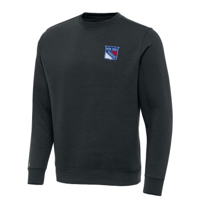 Кофта New York Rangers Antigua Charcoal Victory Crewneck