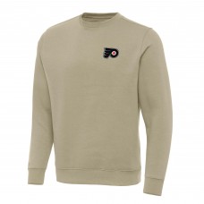 Кофта Philadelphia Flyers Antigua Khaki Victory Crewneck