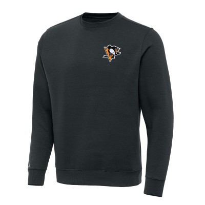 Кофта Pittsburgh Penguins Antigua Charcoal Victory Crewneck