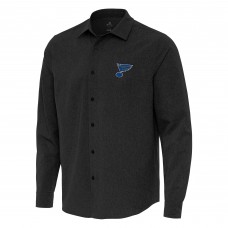 Рубашка St. Louis Blues Antigua Exposure Woven - Black