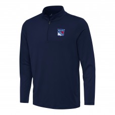 New York Rangers Antigua Navy Reprocess Quarter-Zip Top