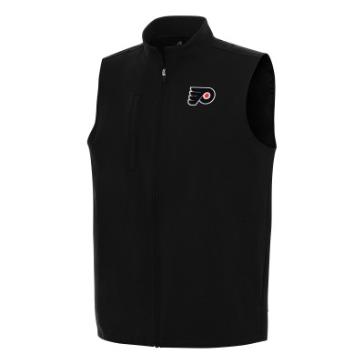 Philadelphia Flyers Antigua Black Regard Full-Zip Vest