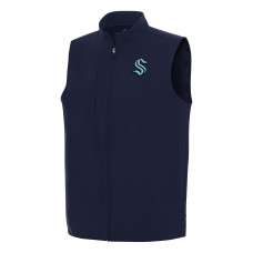 Seattle Kraken Antigua Navy Regard Full-Zip Vest