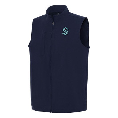 Seattle Kraken Antigua Navy Regard Full-Zip Vest