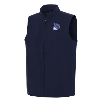 New York Rangers Antigua Navy Regard Full-Zip Vest