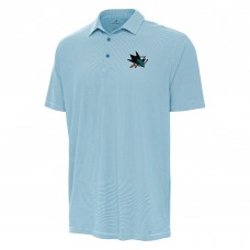 Поло San Jose Sharks Antigua Teal Twine