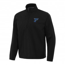 Ветровка на короткой молнии St. Louis Blues Antigua Brisk - Black