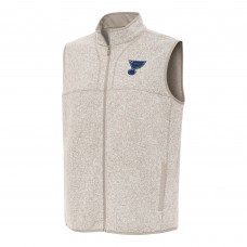 Жилетка St. Louis Blues Antigua Fortune - Oatmeal