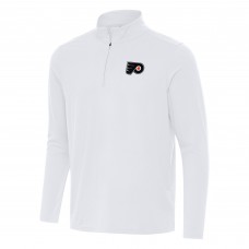 Кофта на короткой молнии Philadelphia Flyers Antigua White Intent