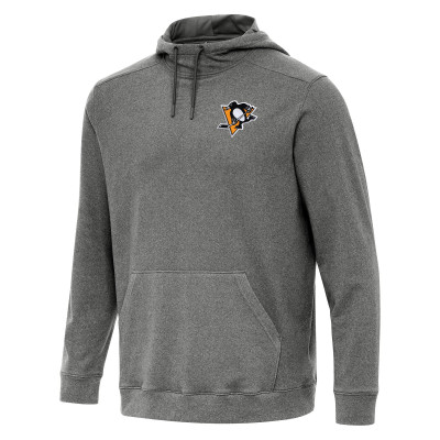 Толстовка Pittsburgh Penguins Antigua Heather Black Cloud